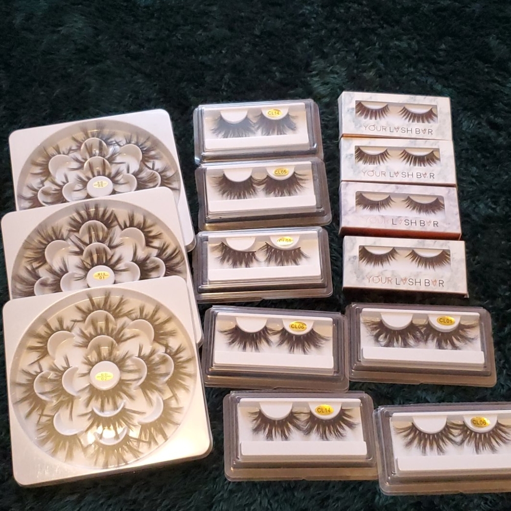 False eyelash extensions/ eyelashes bundle!